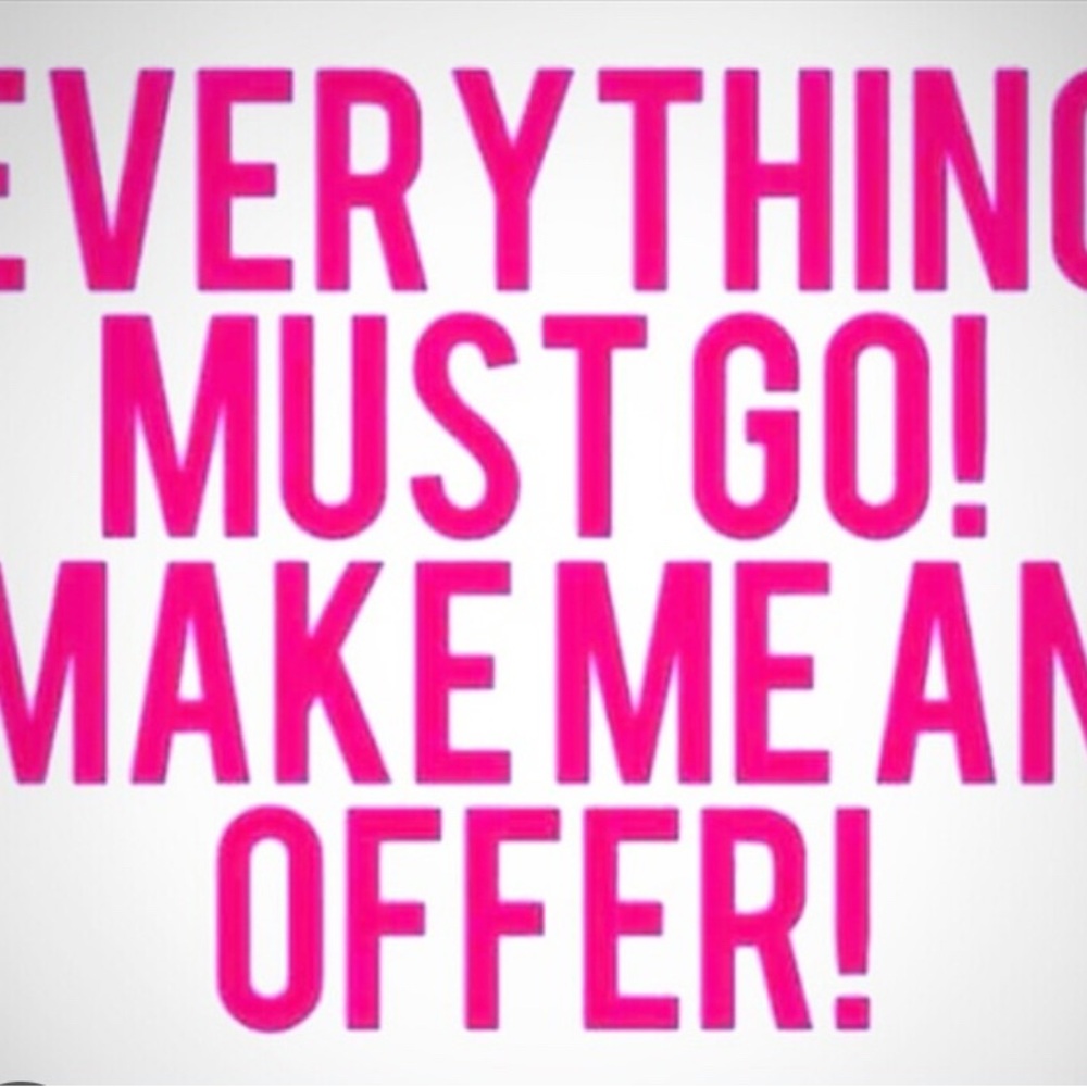 New Year Purge Everything MUST go asap.